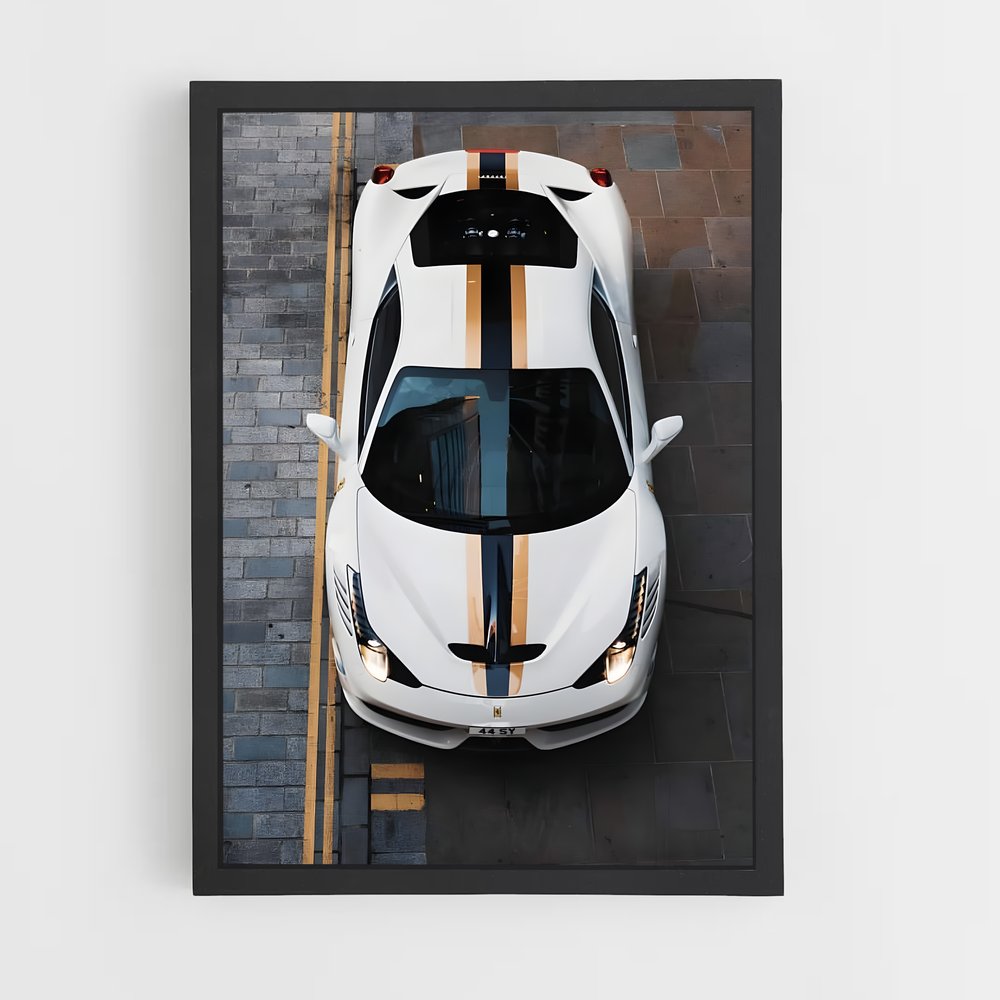 Poster Route 458 – affiche Ferrari (vue 2)